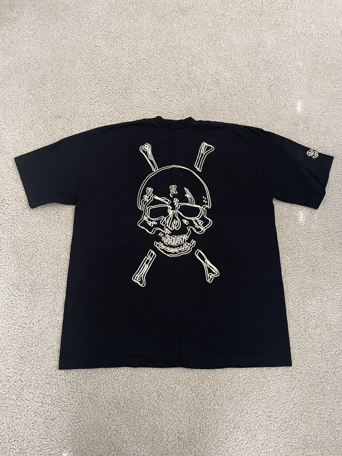 Débardeur Motley Crue Logo Skull & Crossbones Noir Taille XL | American Classics Neuf étiquettes