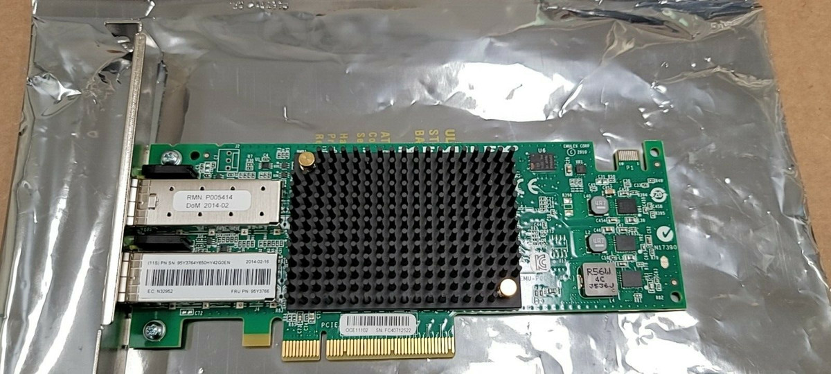 IBM 96Y3766 Emulex 2-Port 10GB SFP+ Ethernet Card PCI-e P005414 