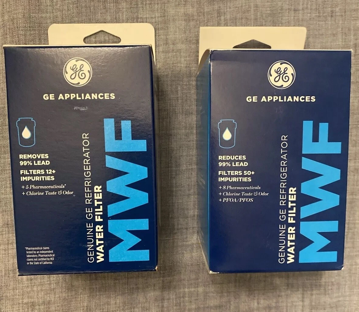 2 NEW GE MWF Genuine Smart Water Filters for REFRIGERATOR Fridge Freezer
Opens in a new window or ta