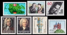 Germany Scott 1437, 1438, 1439,  1440-1441, 1442, 1443 (1985) Mint NH VF S