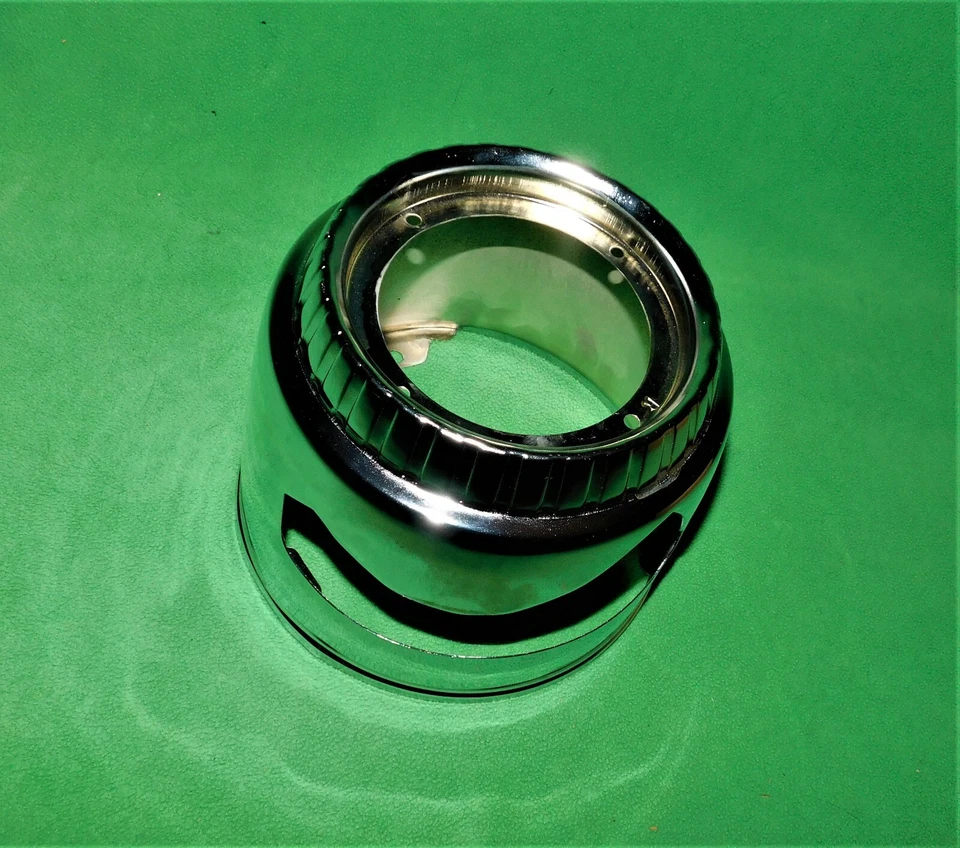 🔥NOS 1955 FORD CROWN VICTORIA FAIRLANE LÁMPARA DE ESTACIONAMIENTO DERECHA BISEL CARCASA B5A-8206-B Foto 3 de 4