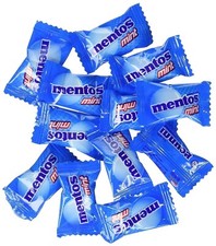 MENTOS MINT Chewy Candy, Peppermint, Fun Size, Individually Wrapped 2 Pounds