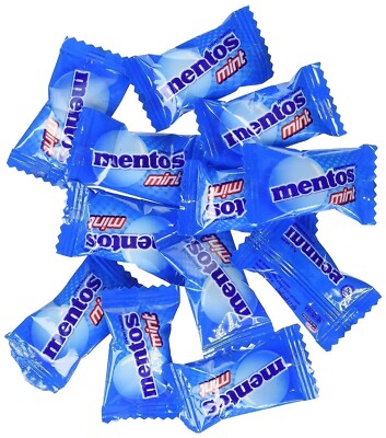 MENTOS MINT Chewy Candy, Peppermint, Fun Size, Individually Wrapped (2 Pounds)