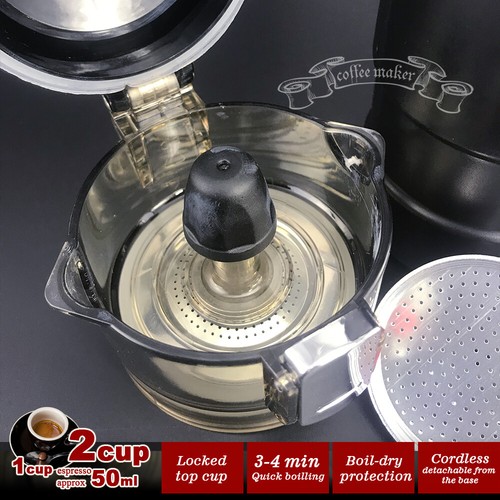 12V Car Espresso Coffee Machine Make Espresso In Car Coffee Maker with 2cups - Picture 6 of 10