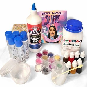 Slime Making Kit With Elmers Glue Slime Activator Glitter For Fluffy Slime 3026980509439 Ebay