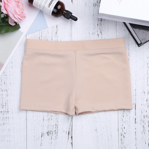 UK Kids Girls Shorts Gymnastics Yoga Ballet Dance Bottom Hot Pants Booty Shorts - Picture 11 of 13