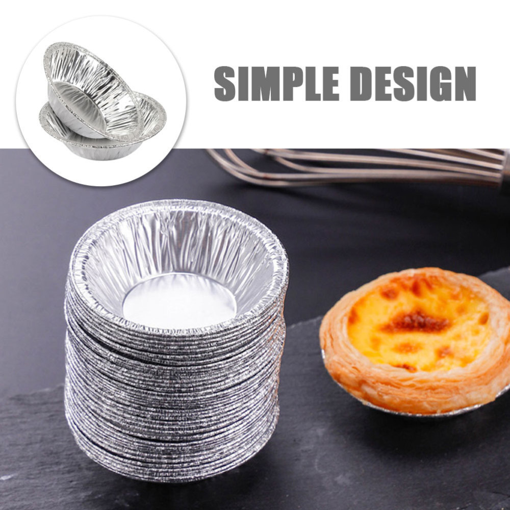 300pcs DIY Egg Tart Baking Trays Foil Pie Trays Baking Cups Cupcake eBay