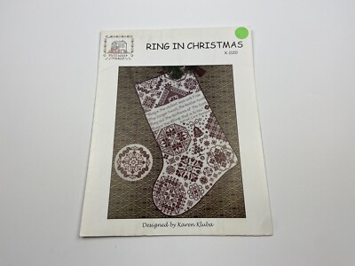 Rosewood Manor Ring In Christmas Counted Cross Stitch Pattern