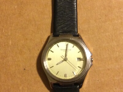 Kenneth Cole KC4095 Ladies Quartz Watch Date Rotating Bezel New Battery Running Kenneth Cole Womens Watch 35mm Silver Tone Crystals KC2495  main image 3