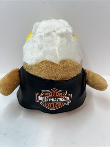 2013 Vintage Harley Davidson Motorcycle Plush Stuffed Animal Bald Eagle USA - Picture 4 of 5