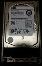 Genuine Dell 2.5" 300GB 15000RPM SAS Server Hard Drive NWH7V with Caddy