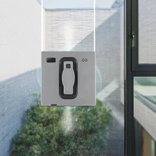 Cleaner Robot Automatic Window Vacuum Cleaner w/ Manual/Auto Water Spray Remote