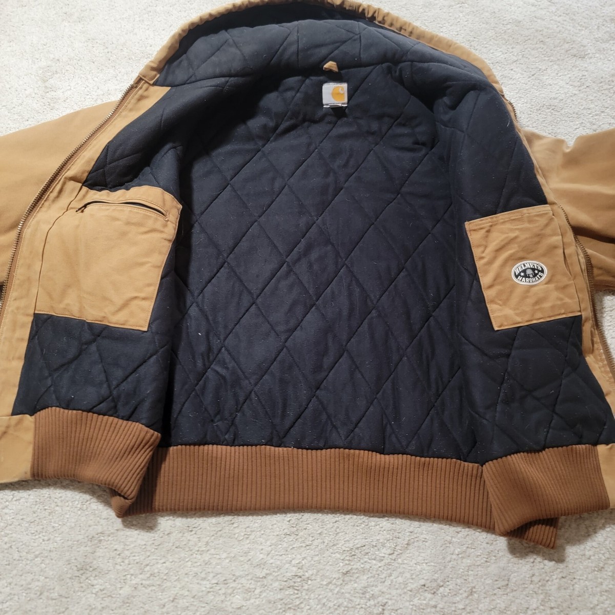 Carhartt J140 Work Jacket Mexico Quilted Chore Coat