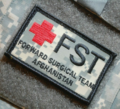USAF 24 FORWARD SURGIAL TEAM FST Ghazni velkrö PATCH (only one in AFGHANISTAN)