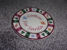 PFALTZGRAFF SNOW BEAR 8 5/8" COOKIES FOR SANTA PLATE