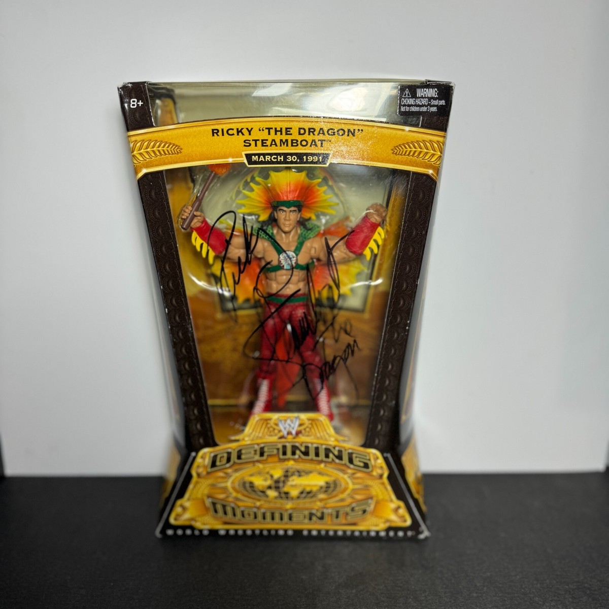 WWE リッキー・ザ・ドラゴン・スティムボート　マテル社　レジェンド WWE Ricky The Dragon Steamboat Defining Moments Serie Figure