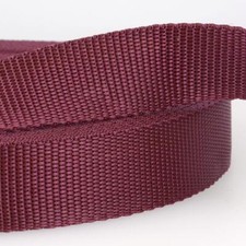 Trim: Webbing: Polypropylene: 1m x 40mm: Burgundy