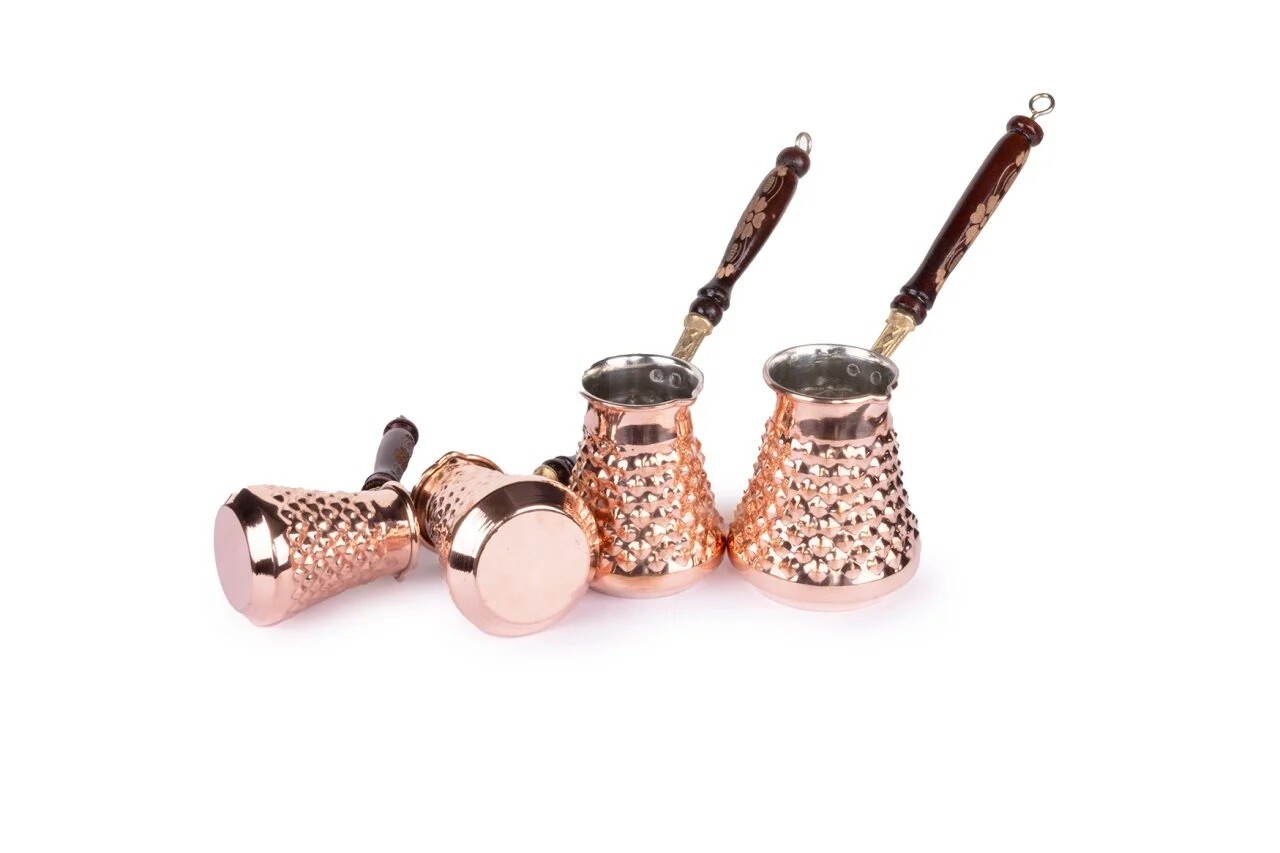 Turkish Copper Coffee Pot Unique Traditional Handcrafted Coffee Pots
