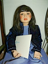 Große Chistine Orange -Künstler-Puppe-Jenna-89cm-