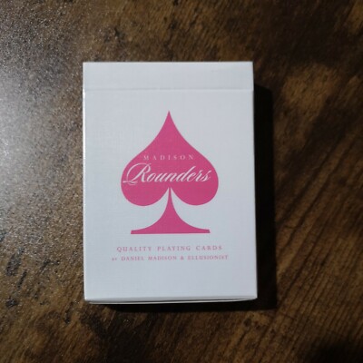Pink Rounders Playing Cards New & Sealed Daniel Madison USPCC Rare Deck