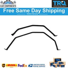TRQ Gas Fuel Tank Straps Pair Set for 98-04 Ford Mustang