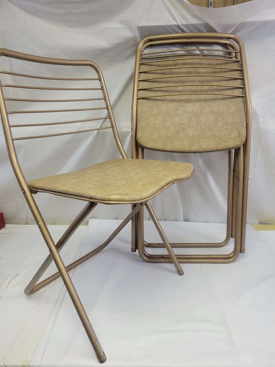 Hamilton Coscoチェア Vintage Set of 4 Hamilton Cosco Mid Century Mod Atomic Folding