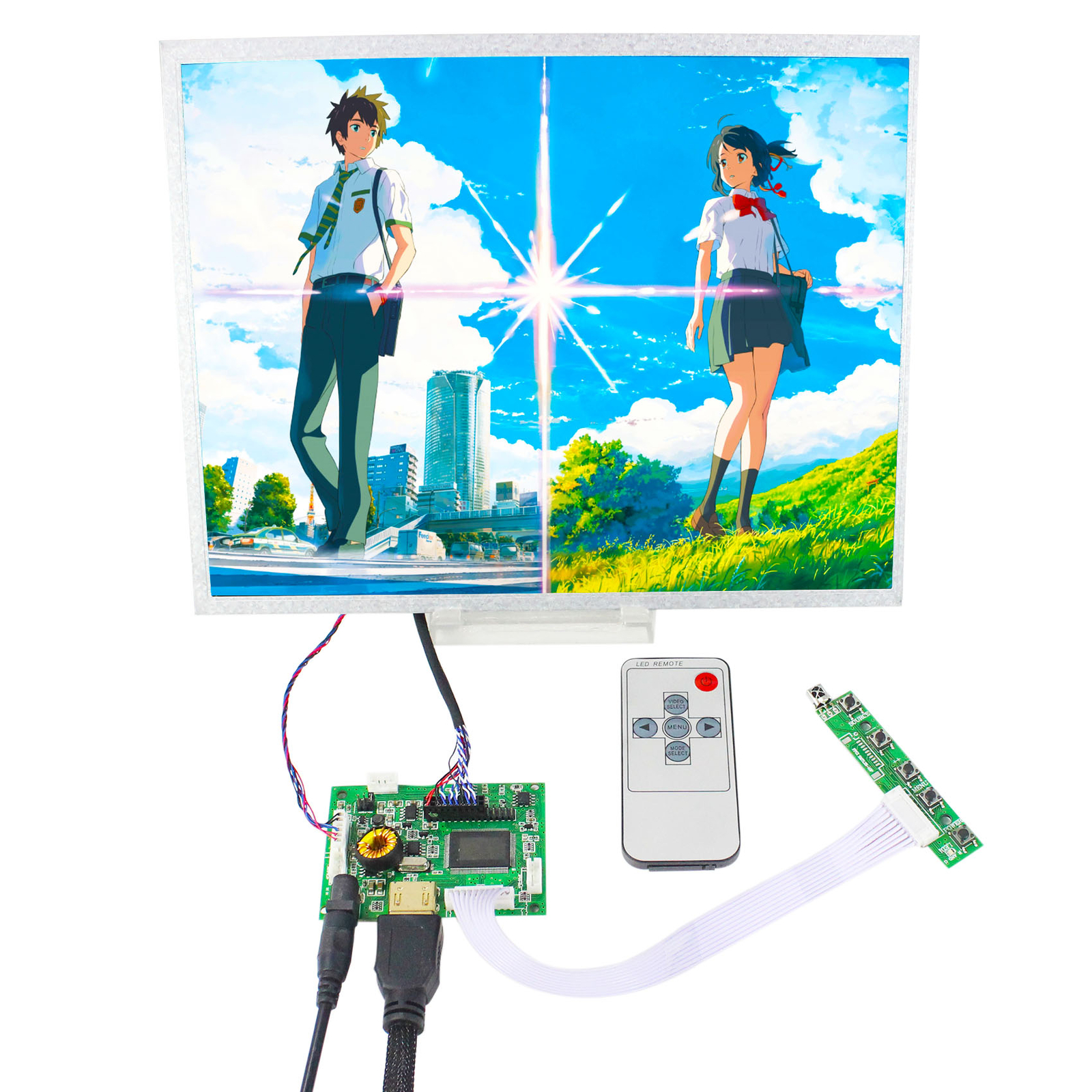 12.1"" AC121SA01 800x600 LCD Screen HD LCD Controller Board