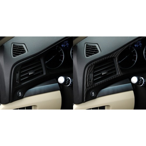 2PCS Carbon Fiber Speedometer Frame Cover Trim For ACURA ILX 2016-22 - Foto 8 di 13