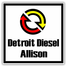 Detroit Diesel Allison Heavy Duty Engine Vinyl Sticker Decal Cornhole Truck