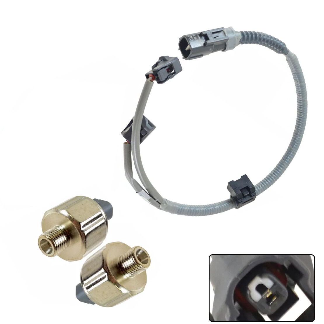Für 94-99 Lexus Toyota 3.0L Camry ES300 Knock Sensor Paar mit Harness Kit Set