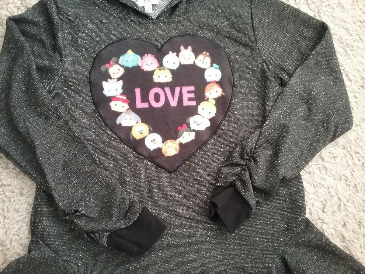 D-Signed Special Edition Tsum Tsum Girls Hoodie, Size L(14-16