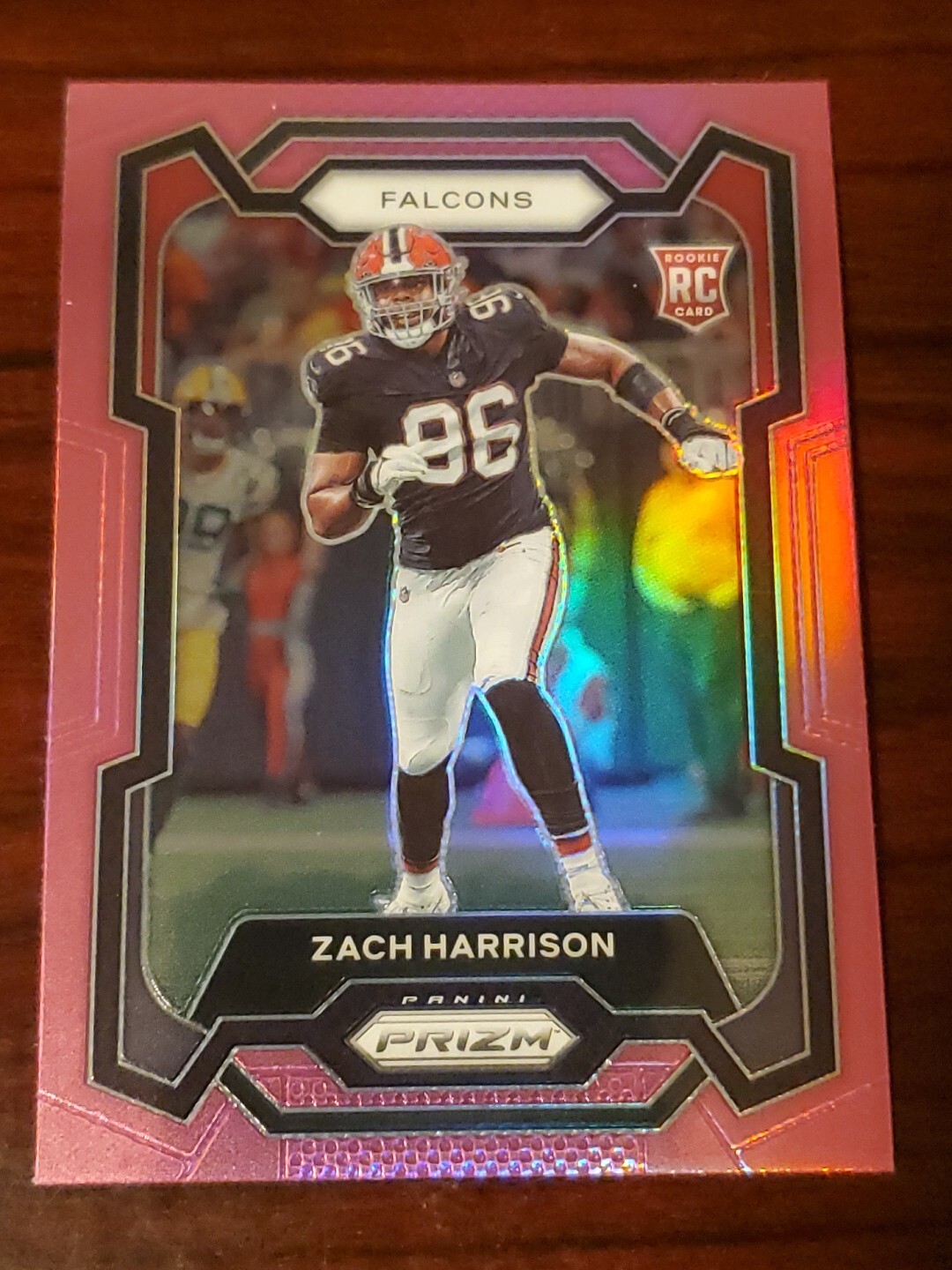 2023 Panini Prizm Zach Harrison Pink Prizm Rookie RC  #306 Falcons