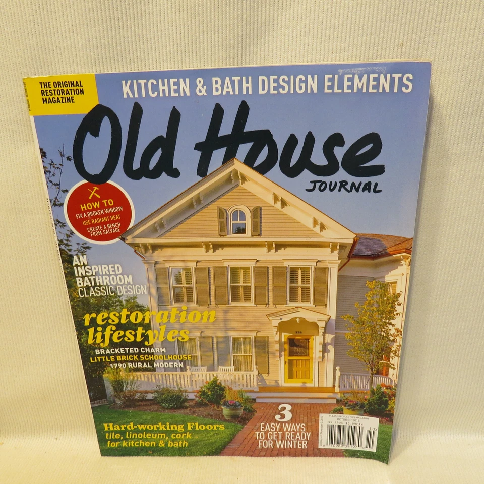 Old House Journal Magazine Lot of 2 October 2015 February 2016 Beautiful Ideas! - Image 4 of 4