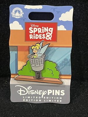 Spring Rides Disney Pin Disney Spring Rides Monthly Pin Series Tinkerbell Pin LE 4000 New | eBay