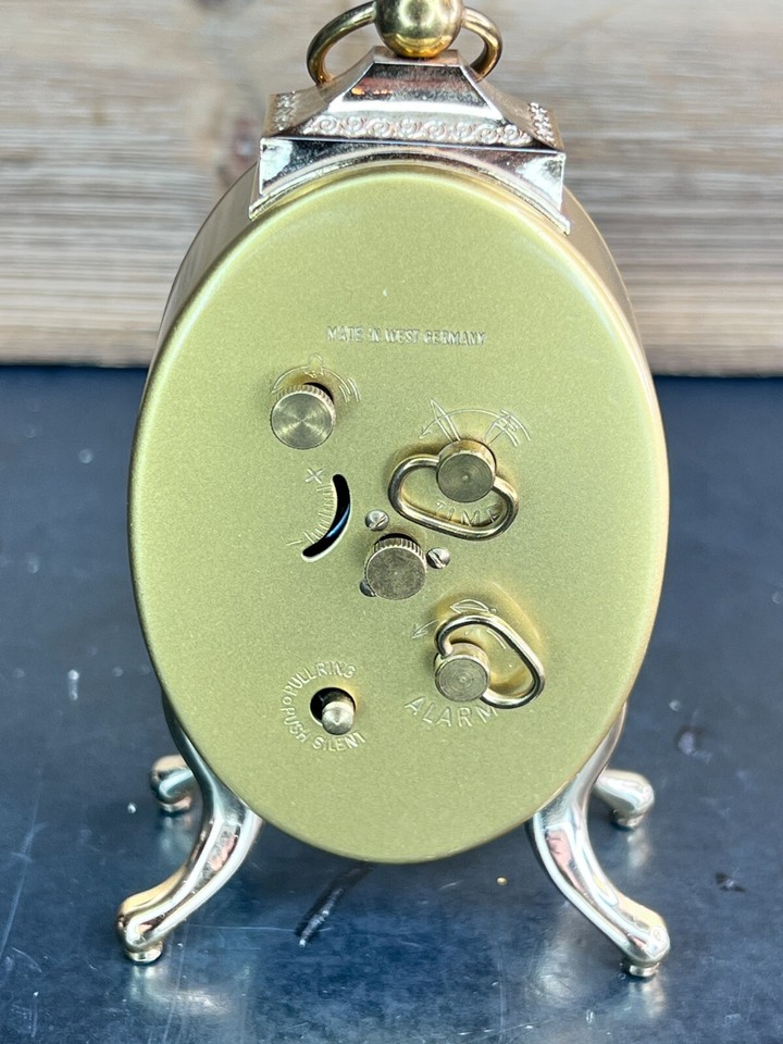 Vintage Goldbuhl Fichter West Germany Travel Alarm Clock eBay