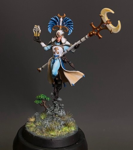 Lumineth Realm-lords Scinari Enlightener Warhammer Age of Sigmar Presale Painted