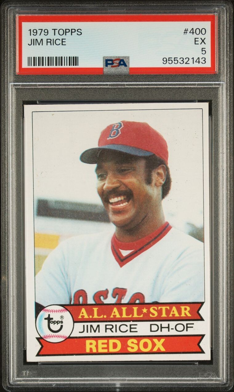 1979 Topps Baseball Jim Rice Card #400 PSA EX-5