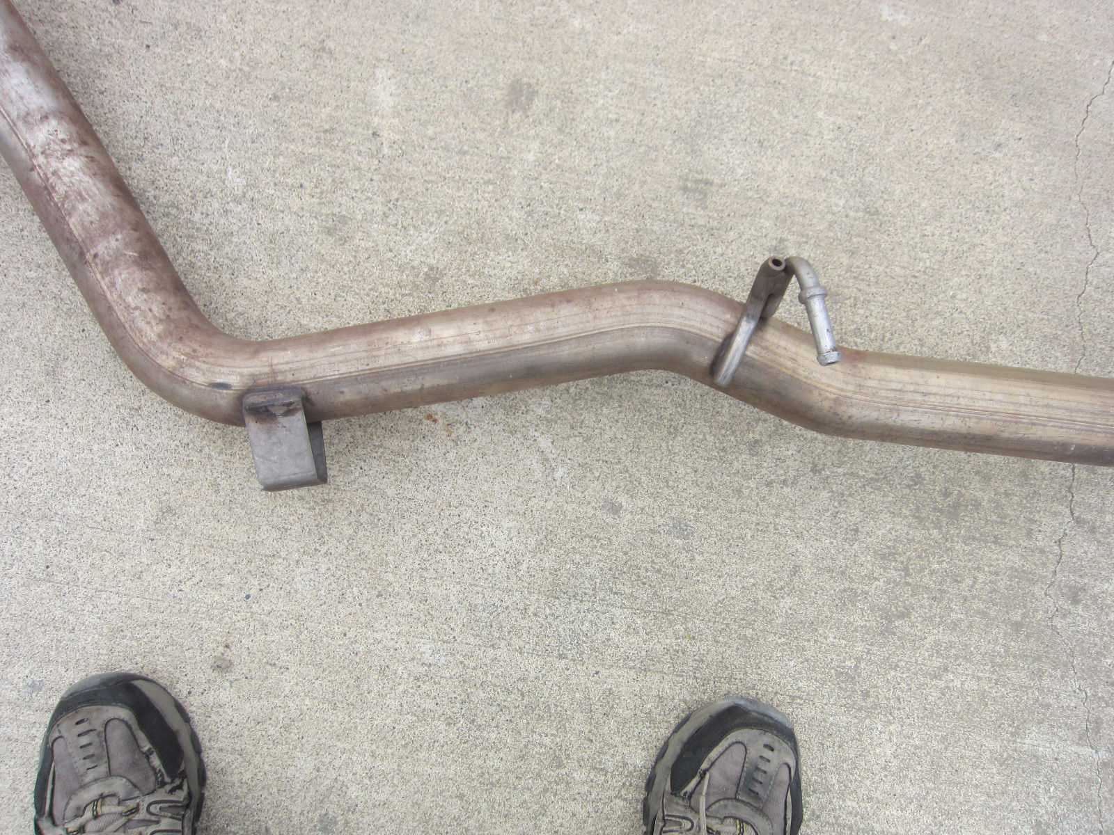 Maserati Ghibli - LH Rear Exhaust Muffler W/ Pipe - P/N 670030855