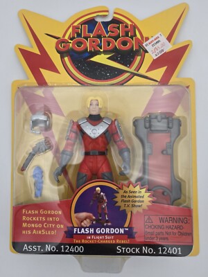 Figurine Flash Gordon (1996) - Playmates - En Combinaison De Vol - Neuve Sous Emballage
