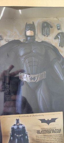 DC Direct Christian Bale Batman Begins Batman 13" Deluxe Figure - Picture 7 of 12