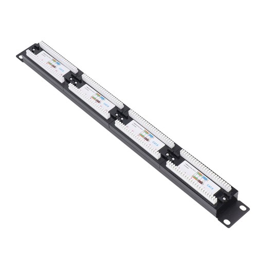 Network Patch Panel 24 Port Heavy Duty RJ45 Patch Panel For Cat6 Cat5e Cat5 - Picture 7 of 12