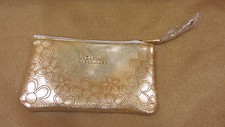 Marc Jacobs Daisy gold POUCH  New with zipper
