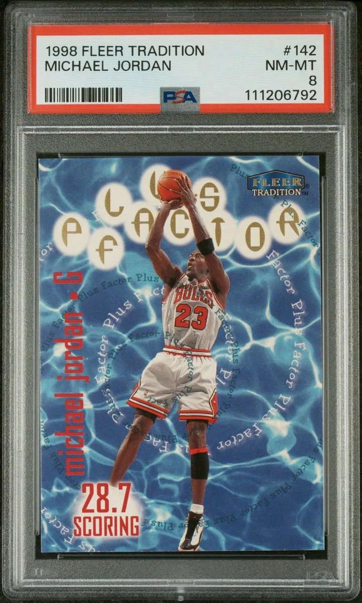 #NBAカード #MichaelJordan #FLEER Fleer Michael Jordan 8 Graded Basketball Sports Trading Cards
