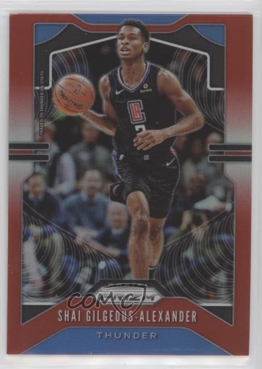 2019-20 Panini Prizm Red Prizm 58/299 Shai Gilgeous-Alexander #122 g1z