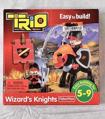 Fisher-Price TRIO King s Knights T0794 Complete Factory Sealed Bags- Box Opened