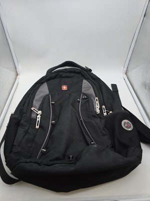 Swiss Gear Air Flow  Travel Carry On Laptop Backpack Black/Gray