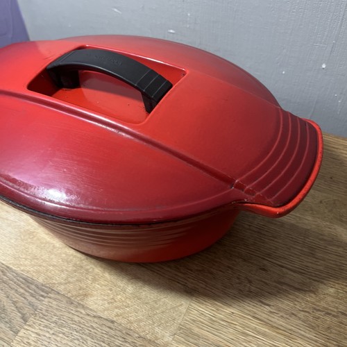 Cazuela ovalada de hierro fundido Le Creuset 29 roja - Imagen 4 de 14