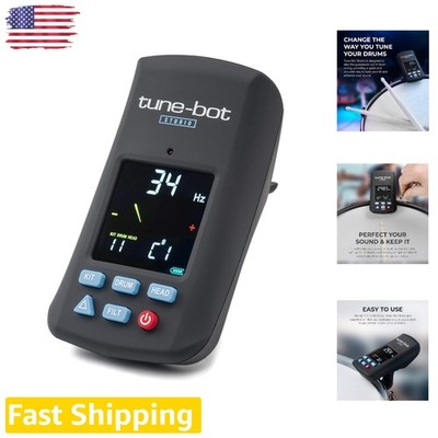 Tune-bot Studio Digital Drum Tuner Clip-On Free App Support Robust Design