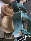 Papillio by Birkenstock Soley Blue/Green Leather Wedge Sandals US Sz 9 EU 40 — photo 5