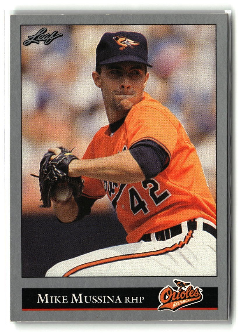 Mike Mussina #13 (Baseball Cards 1992 Leaf) — is it worth grading?
